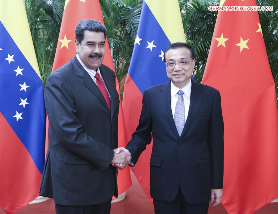 CHINA-BEIJING-LI KEQIANG-VENEZUELA-MADURO-MEETING (CN)