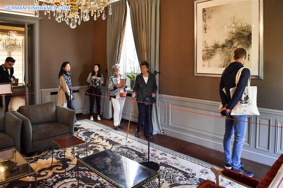 FRANCE-PARIS-EUROPEAN HERITAGE DAYS-CHANCERY OF CHINESE EMBASSY IN FRANCE-OPENING TO VISITORS