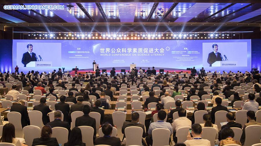 CHINA-BEIJING-WORLD CONFERENCE ON SCIENCE LITERACY (CN)