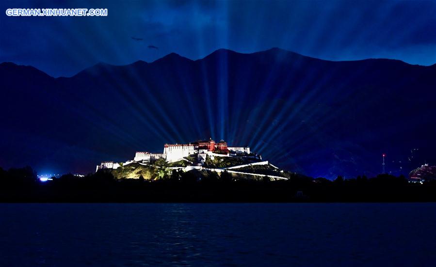 CHINA-LHASA-POTALA PALACE-LIGHT SHOW (CN)
