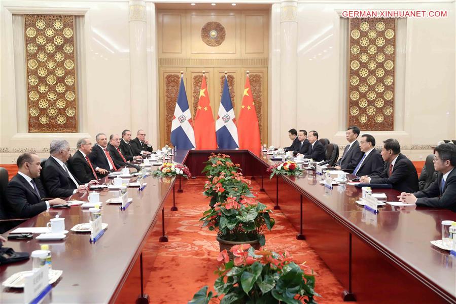 CHINA-BEIJING-LI KEQIANG-DOMINICAN REPUBLIC-MEETING (CN)