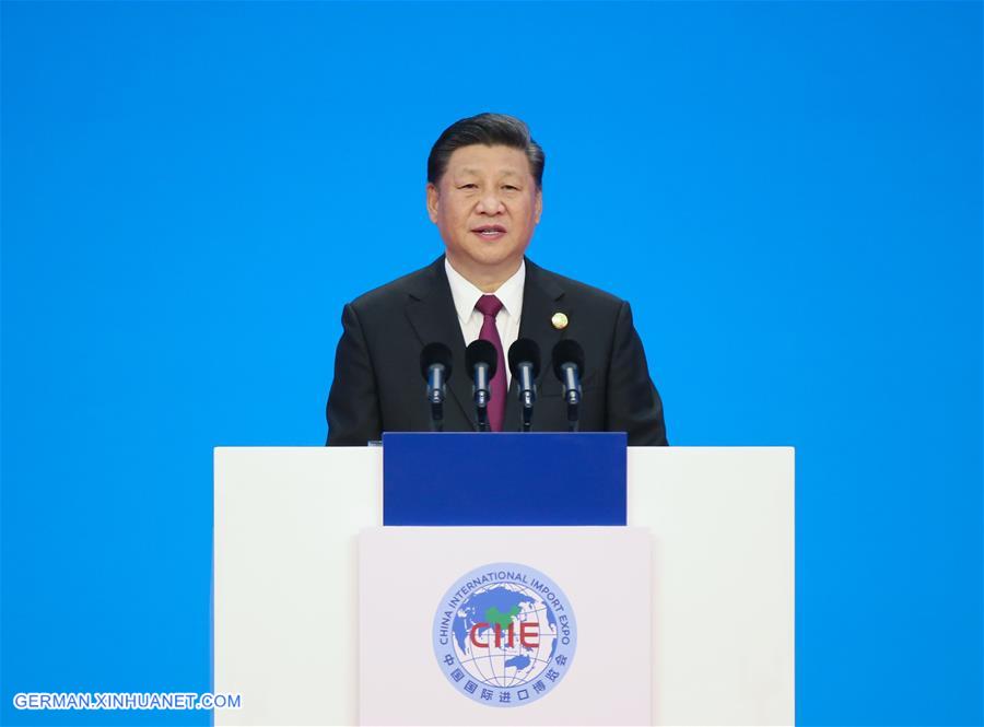 (IMPORT EXPO)CHINA-SHANGHAI-XI JINPING-CIIE-OPENING CEREMONY (CN)