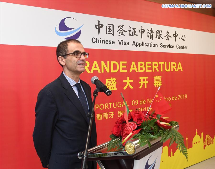 PORTUGAL-LISBON-CHINA VISA APPLICATION SERVICE CENTER-OPENING