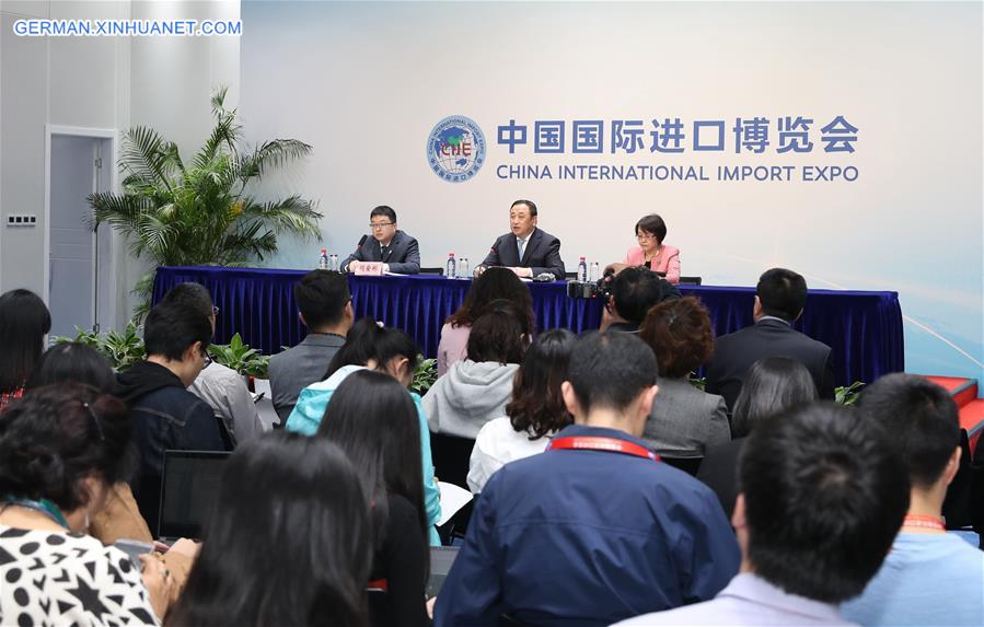 (IMPORT EXPO) CHINA-SHANGHAI-CIIE-CONCLUSION-NEWS CONFERENCE (CN)