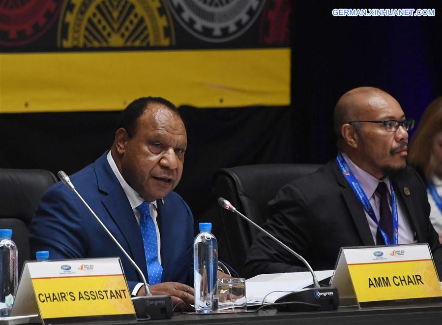 PAPUA NEW GUINEA-PORT MORESBY-APEC-MEETING