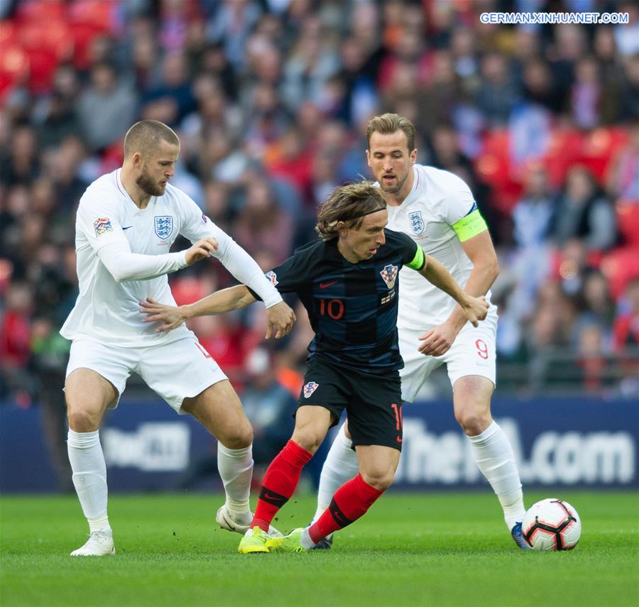 (SP)BRITAIN-LONDON-FOOTBALL-UEFA NATIONS LEAGUE-ENGLAND VS CROATIA