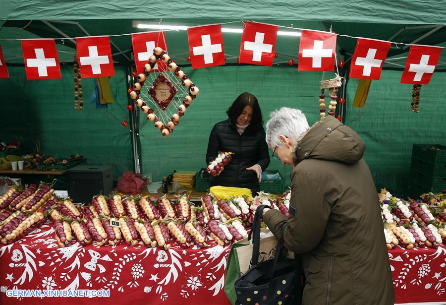 SWITZERLAND-BERN-ONION MARKET-FESTIVAL