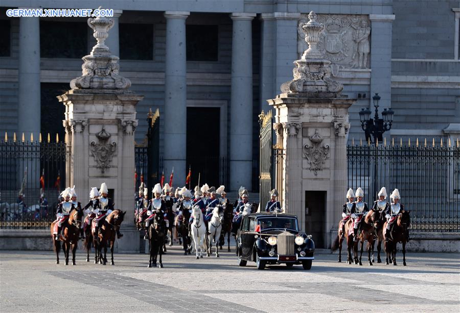 SPAIN-MADRID-XI JINPING-KING-WELCOME CEREMONY