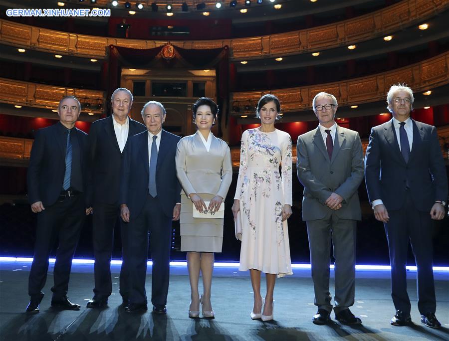 SPAIN-MADRID-PENG LIYUAN-TEATRO REAL