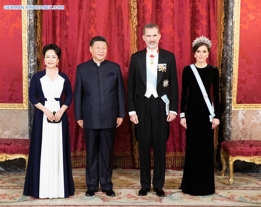SPAIN-MADRID-CHINESE PRESIDENT-BANQUET