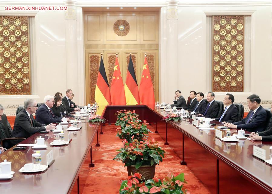 CHINA-BEIJING-LI KEQIANG-GERMAN PRESIDENT-MEETING (CN)
