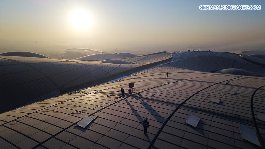 CHINA-BEIJING-NEW AIRPORT-FACADE(CN)