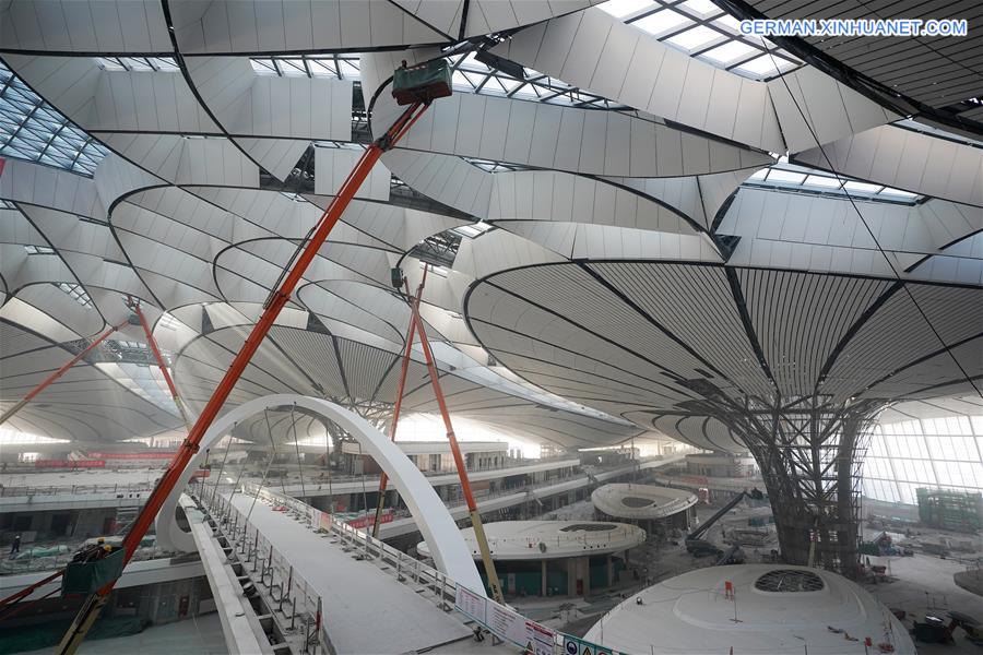 CHINA-BEIJING-NEW AIRPORT-FACADE(CN)