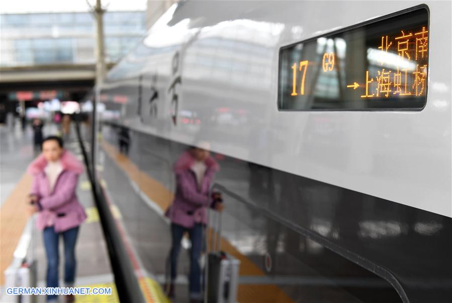 CHINA-BEIJING-LONGER FUXING BULLET TRAIN-OPERATION (CN)