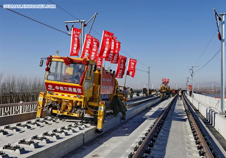 CHINA-BEIJING-ZHANGJIAKOU-HIGH-SPEED RAILWAY-CONSTRUCTION (CN)