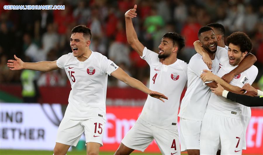 (SP)UAE-ABU DHABI-SOCCER-AFC ASIAN CUP 2019-QUARTERFINAL-KOR VS QAT