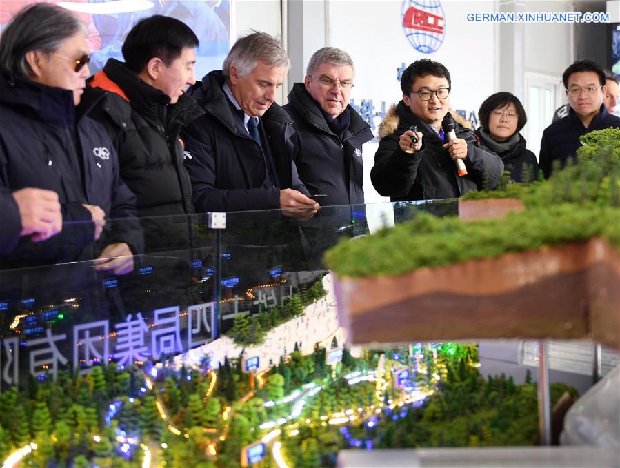 (SP)CHINA-BEIJING OLYMPIC WINTER GAMES-IOC PRESIDENT-VISIT