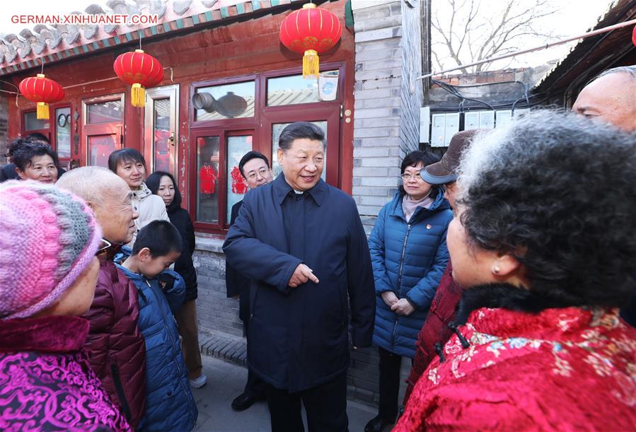 CHINA-BEIJING-XI JINPING-LUNAR NEW YEAR-VISIT (CN)