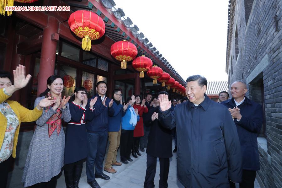 CHINA-BEIJING-XI JINPING-LUNAR NEW YEAR-VISIT (CN)