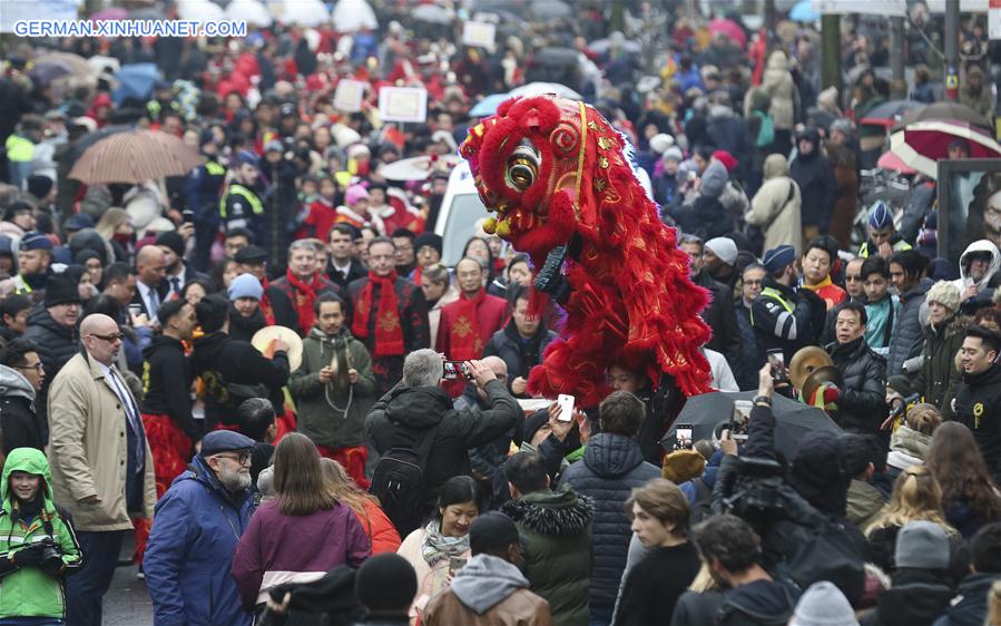 BELGIUM-ANTWERP-CHINESE LUNAR NEW YEAR-PARADE