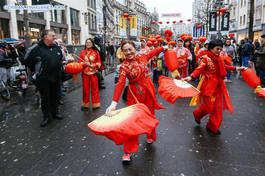 BELGIUM-ANTWERP-CHINESE LUNAR NEW YEAR-PARADE