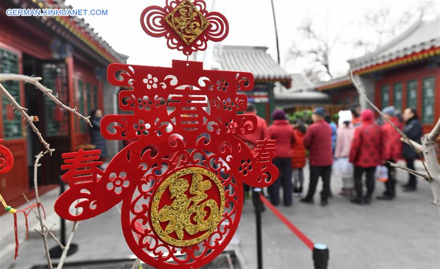 CHINA-BEIJING-HUTONG-SPRING FESTIVAL (CN)