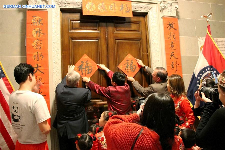 U.S.-MISSOURI-GOVERNOR-CHINESE NEW YEAR-RECEPTION