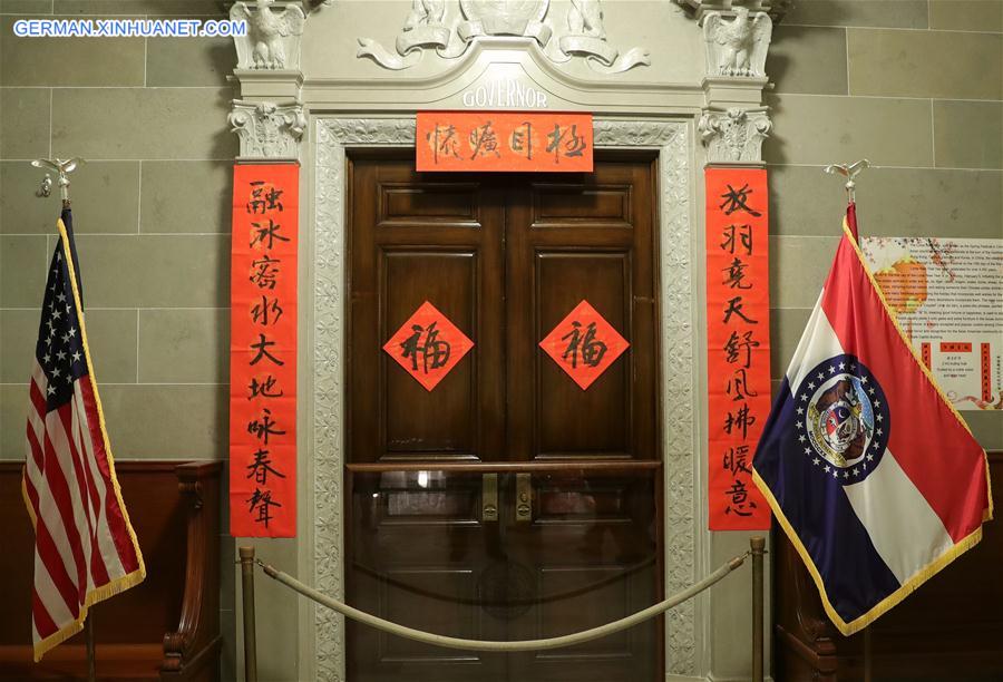 U.S.-MISSOURI-GOVERNOR-CHINESE NEW YEAR-RECEPTION
