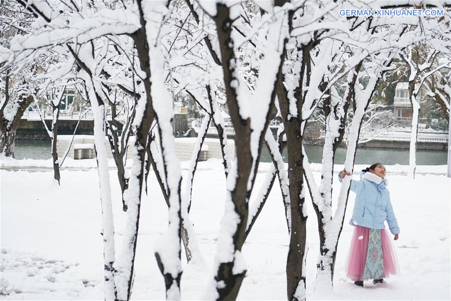 CHINA-JIANGSU-NANJING-SNOW SCENERY (CN)