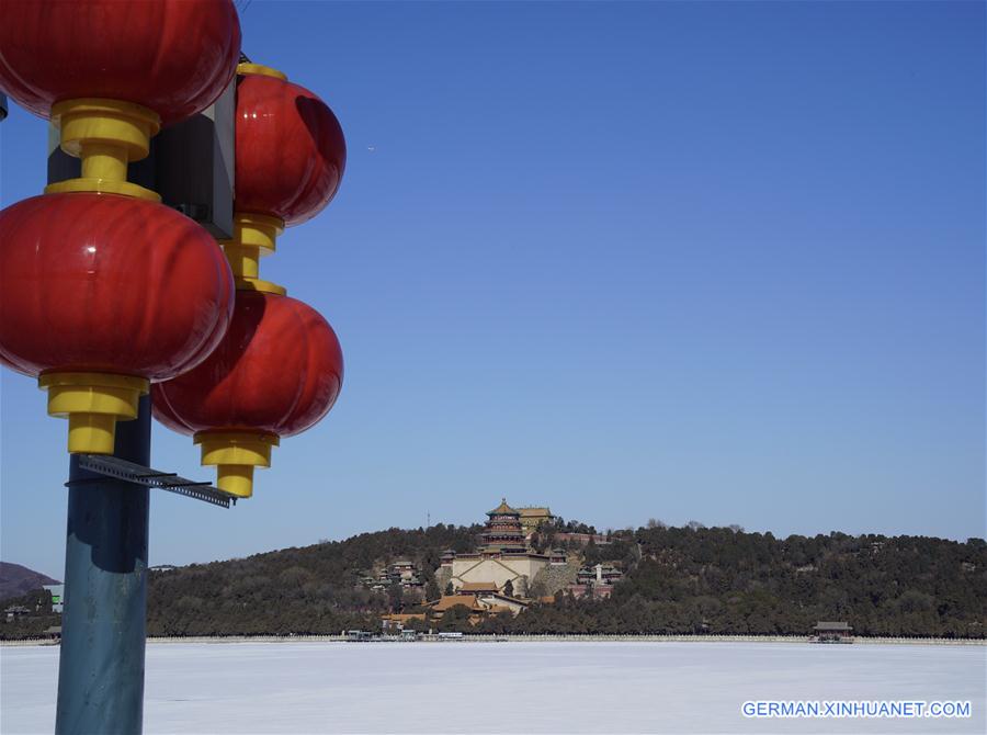 CHINA-BEIJING-SNOWFALL-SUMMER PALACE-SCENERY (CN)