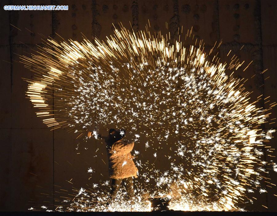 #CHINA-HEBEI-LANTERN FESTIVAL-MOLTEN IRON FIREWORKS (CN)