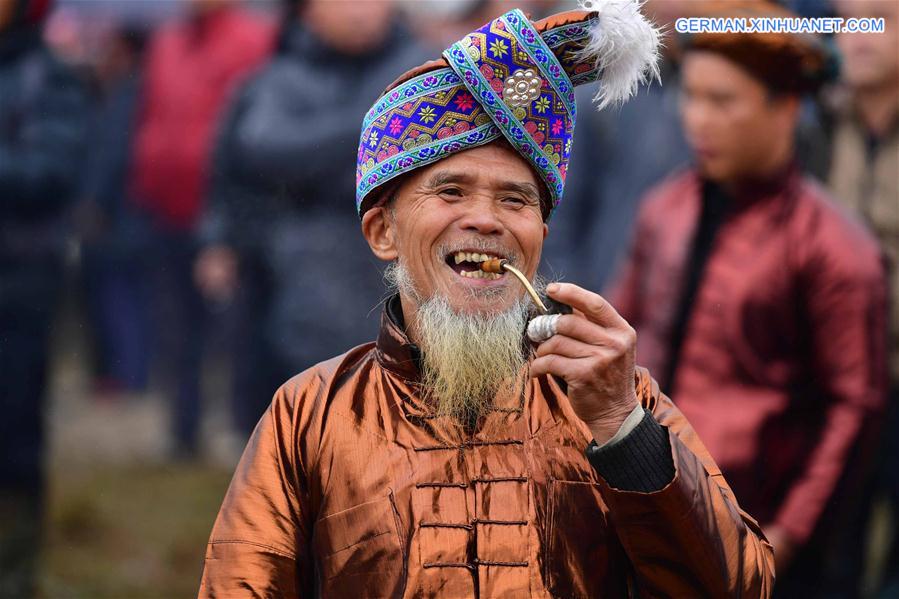 CHINA-GUANGXI-RONGSHUI-TRADITION-"POHUI" FESTIVAL(CN)