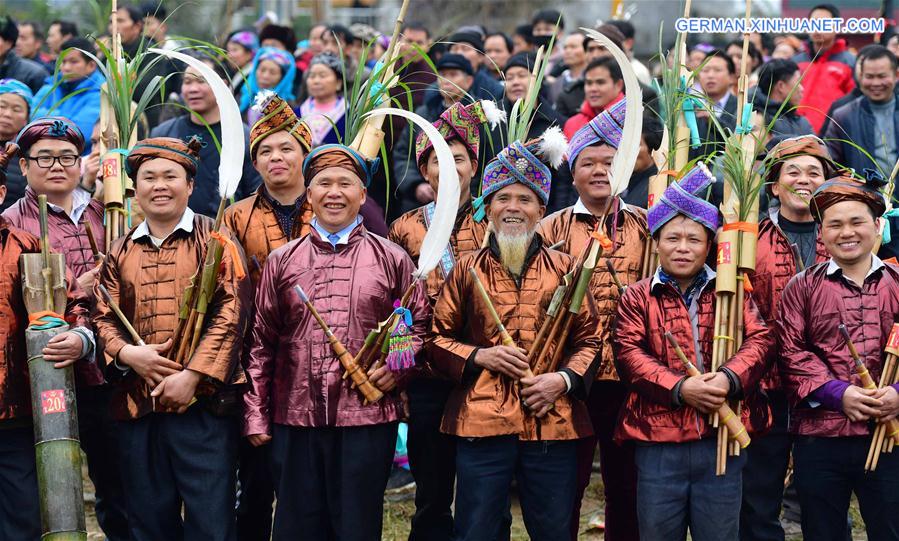 CHINA-GUANGXI-RONGSHUI-TRADITION-"POHUI" FESTIVAL(CN)