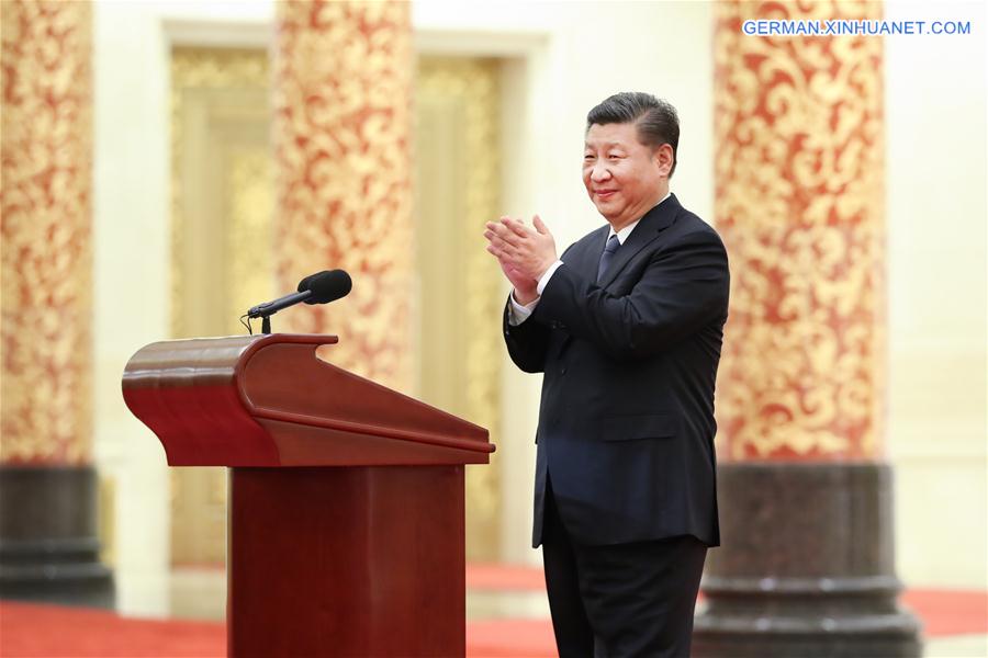 CHINA-BEIJING-XI JINPING-CHANG'E-4 MISSION-REPRESENTATIVES-MEETING (CN)