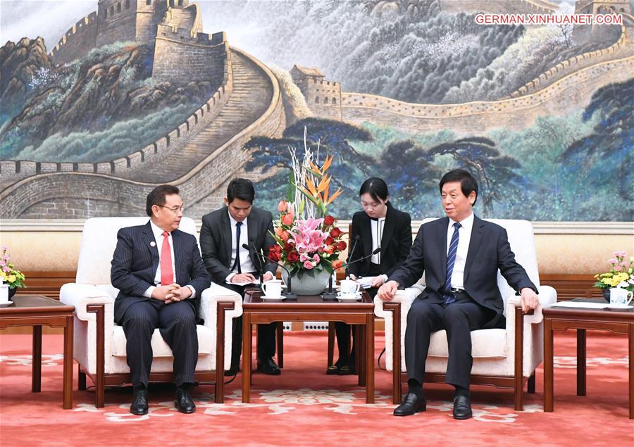 CHINA-BEIJING-LI ZHANSHU-LAOS-MEETING (CN)