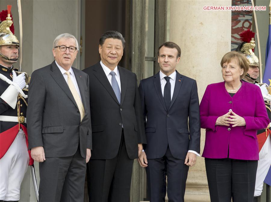 FRANCE-PARIS-CHINA-XI JINPING-FORUM-MEETING