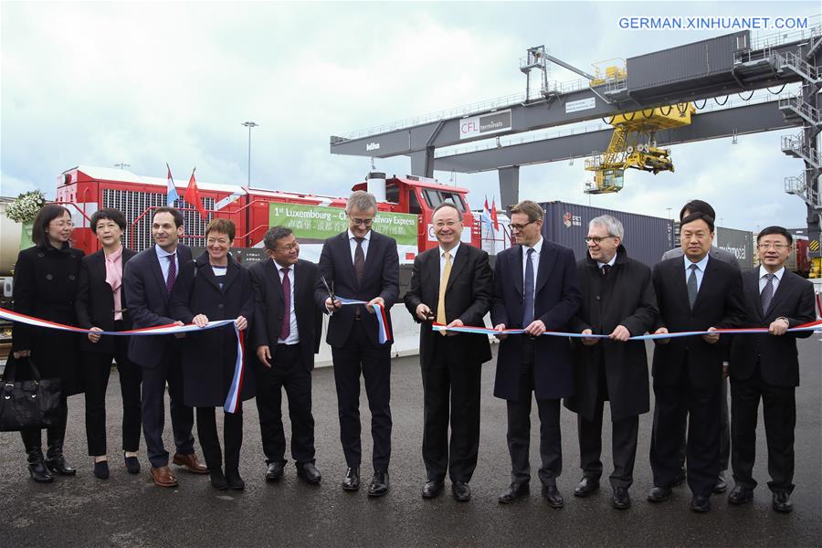 LUXEMBOURG-CHINA'S CHENGDU-FREIGHT TRAIN ROUTE-LAUNCH