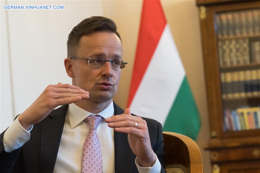 HUNGARY-BUDAPEST-MINISTER-CHINA-INTERVIEW