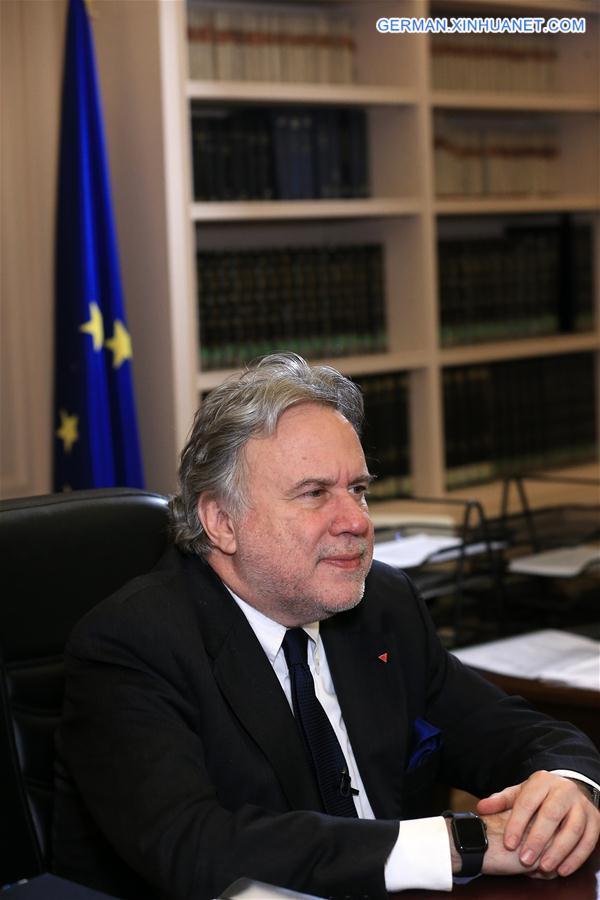 GREECE-ATHENS-MINISTER-INTERVIEW-BRI