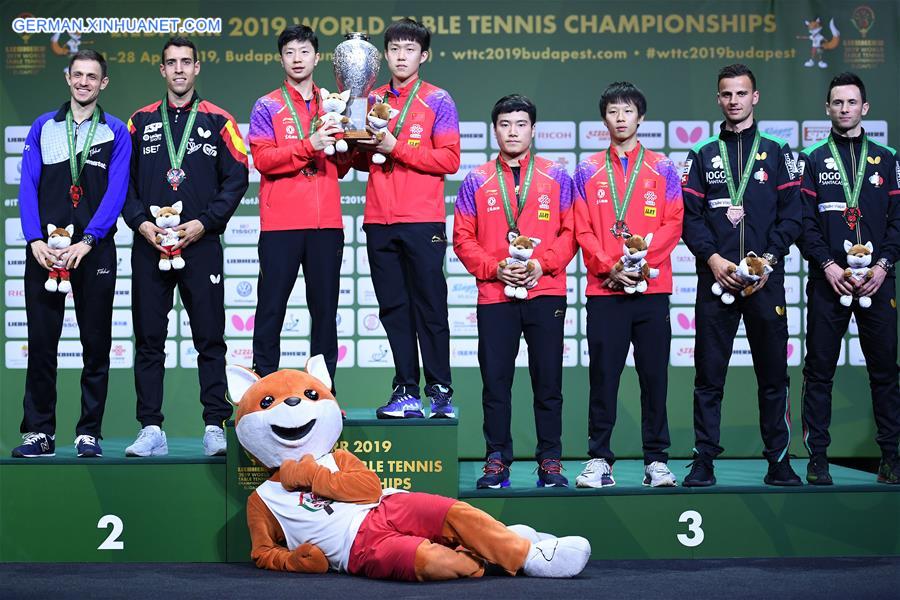 (SP)HUNGARY-BUDAPEST-TABLE TENNIS-WORLD CHAMPIONSHIPS-DAY 7