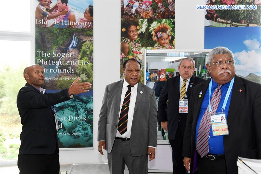 (EXPO 2019)CHINA-BEIJING-HORTICULTURAL EXPO-PAPUA NEW GUINEA BOOTH-PATO-VISIT (CN)