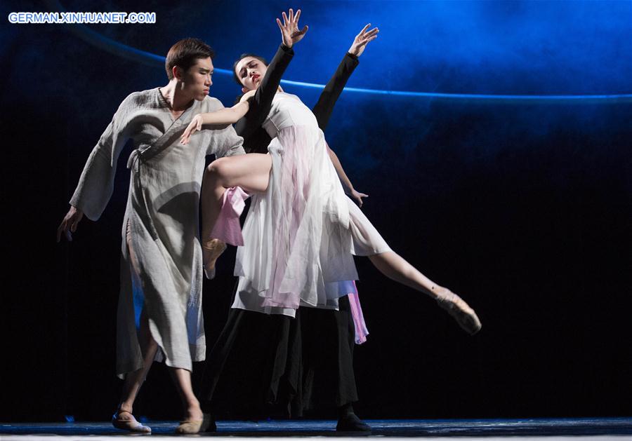 LATVIA-RIGA-CHINA-BALLET-PERFORMANCE-TANG YIN