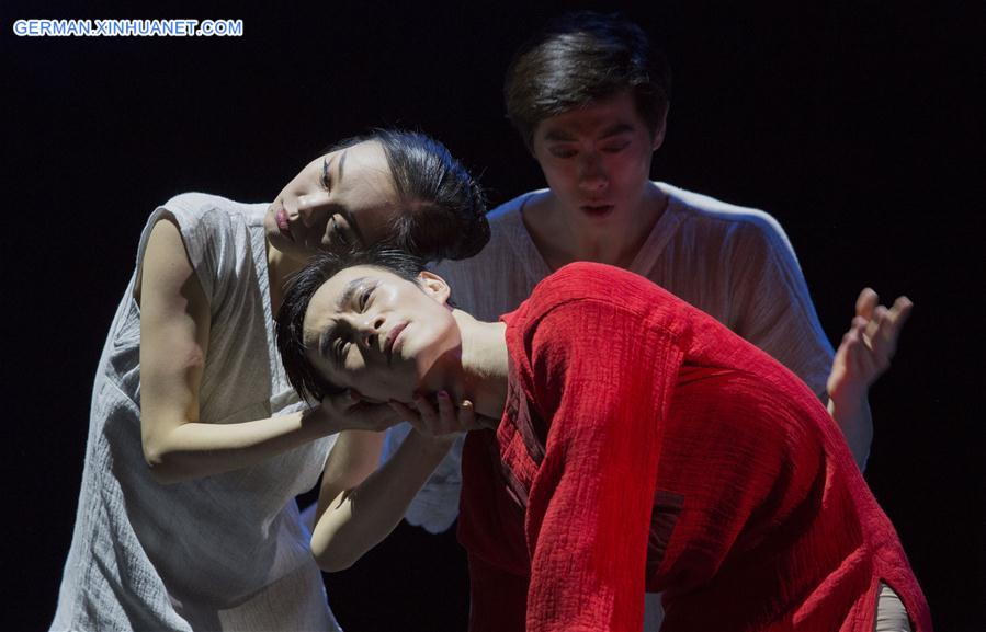 LATVIA-RIGA-CHINA-BALLET-PERFORMANCE-TANG YIN