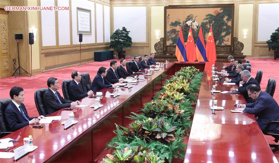 CHINA-BEIJING-XI JINPING-ARMENIAN PM-MEETING (CN)