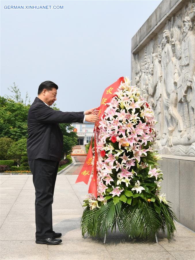 CHINA-JIANGXI-XI JINPING-LONG MARCH-MEMORIAL SITE (CN)