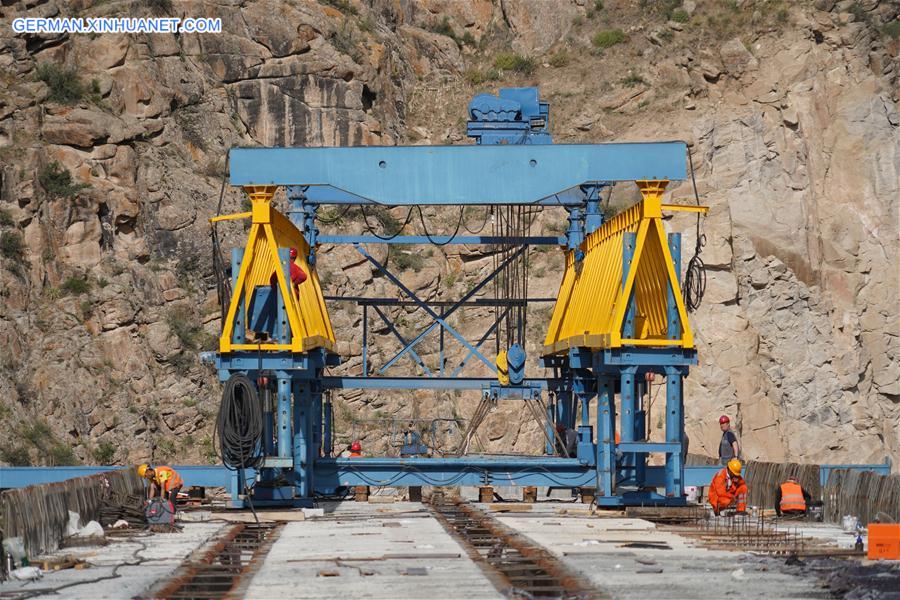 KYRGYZSTAN-JALAL-ABAD-CHINA-CONSTRUCTION-ROAD