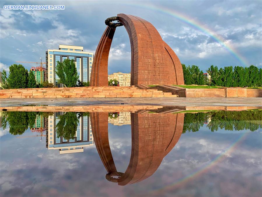 KYRGYZSTAN-BISHKEK-RAINBOW