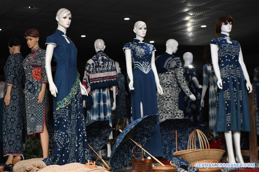 CHINA-HUNAN-SHAOYANG-BATIK CLOTHING-POVERTY ALLEVIATION (CN)