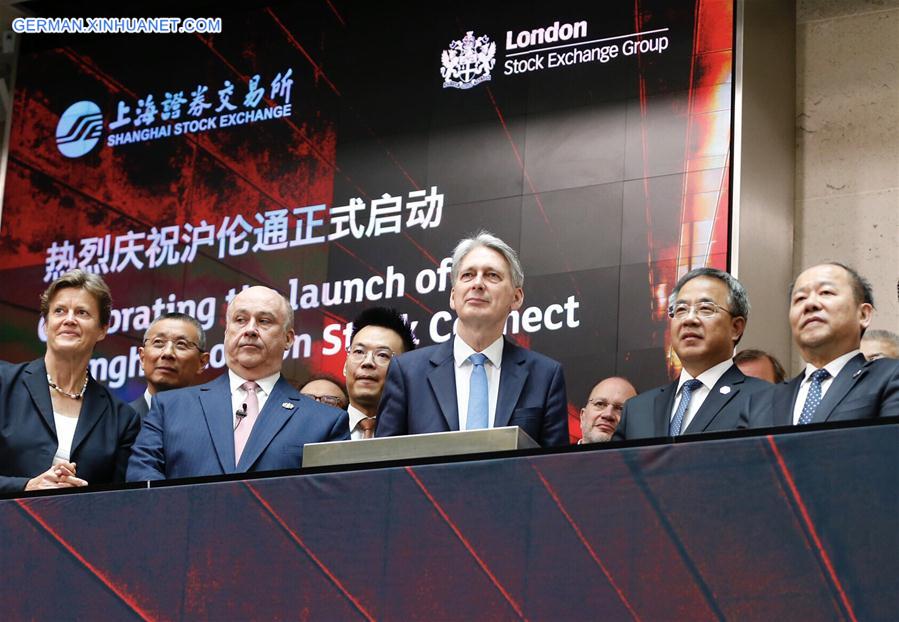 BRITAIN-LONDON-SHANGHAI-STOCK-CONNECT