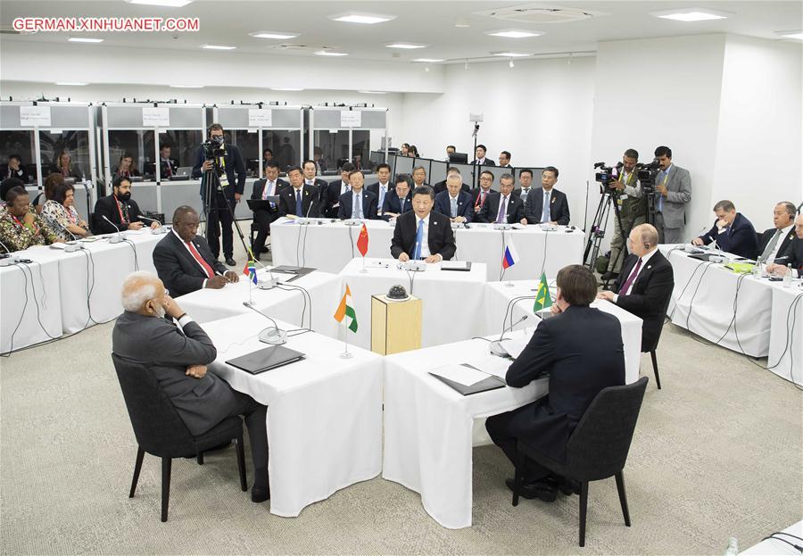 JAPAN-OSAKA-XI JINPING-BRICS-MEETING